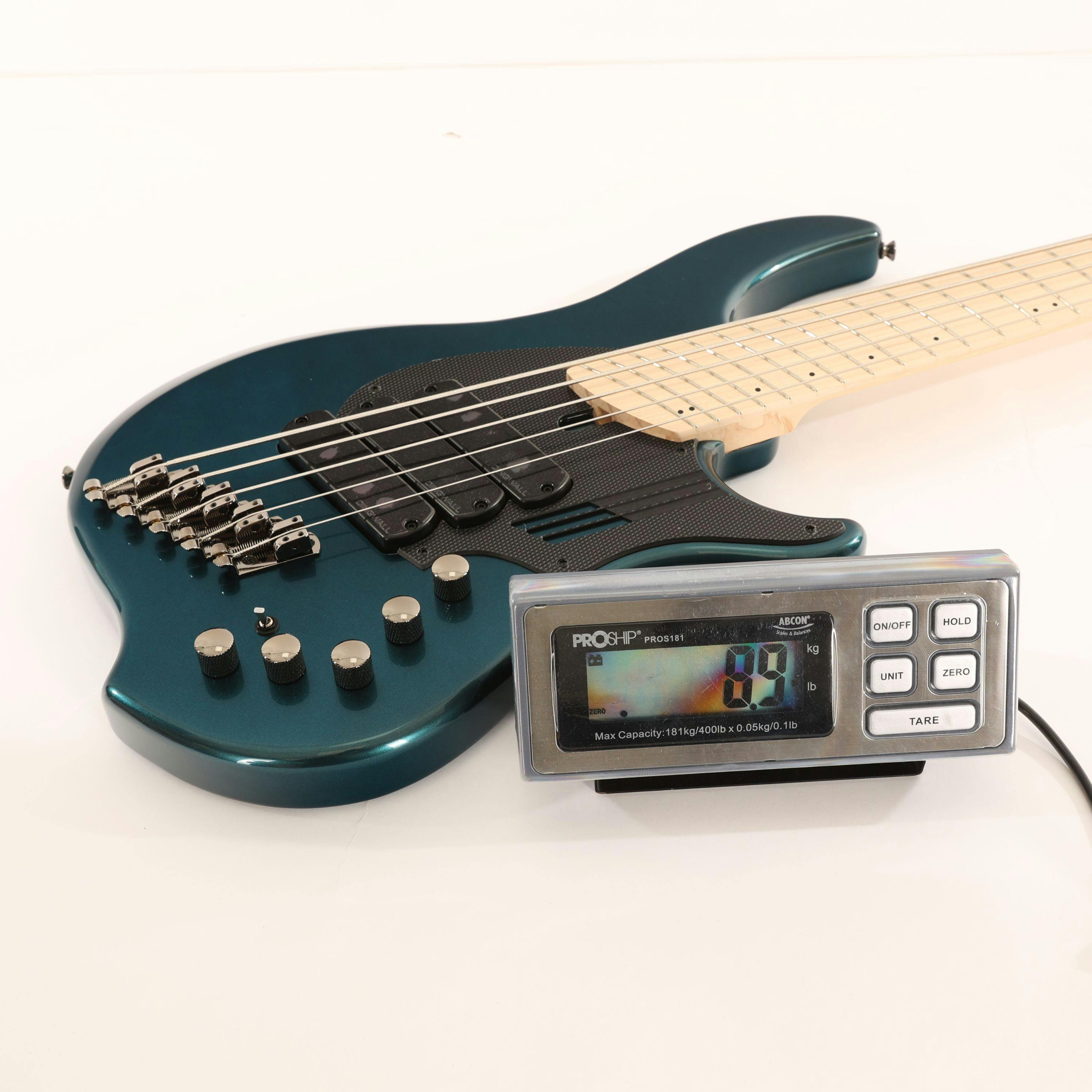 Dingwall NG-3 5-String Electric Bass Guitar in Gloss Black and
